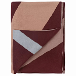 Плед из хлопка с геометрическим рисунком Elan Stripe Addison варинант исполнения - 1 | Loft Concept в Барнауле