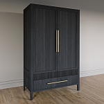 Шкаф платяной Primo с выдвижными ящиками шпон Светлый дуб варинант исполнения - 3 | Loft Concept в Барнауле