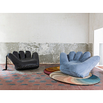 Дизайнерское кожаное кресло в форме руки Poltronova Joe Whip Armchair варинант исполнения - 5 | Loft Concept в Барнауле