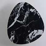 Бра треугольной формы из искусственного мрамора черного цвета Длина 47 см Ginger & Jagger варинант исполнения - 1 | Loft Concept в Барнауле