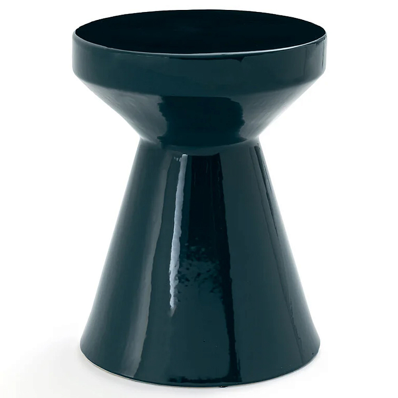 Приставной стол из керамики Manufacto Blue Темно-синий Приставной стол из керамики Manufacto Blue Темно-синий в Барнауле | Loft Concept