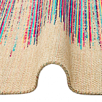 Ковер с геометрическим узором из комбинированного состава Full rhythm варинант исполнения - 2 | Loft Concept в Барнауле