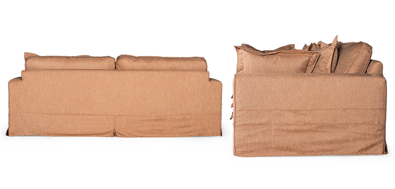 Диван Evelyn Textile Brown Sofa Диван Evelyn Textile Brown Sofa - Loft-Concept в Барнауле