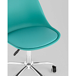 Офисный стул на металлическом основании EGGERY Blue пластик варинант исполнения - 2 | Loft Concept в Барнауле
