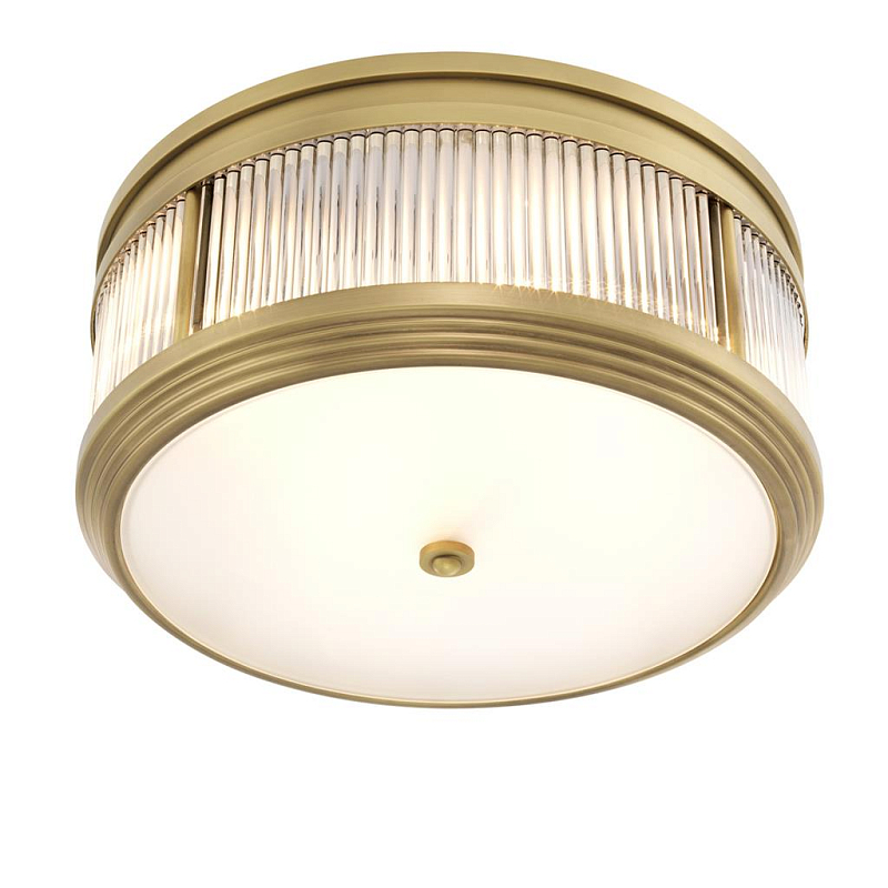 Потолочный светильник Ceiling Lamp Rousseau Antique brass Латунь Античная полированная Прозрачное Стекло Потолочный светильник Ceiling Lamp Rousseau Antique brass Латунь Античная полированная Прозрачное Стекло в Барнауле | Loft Concept