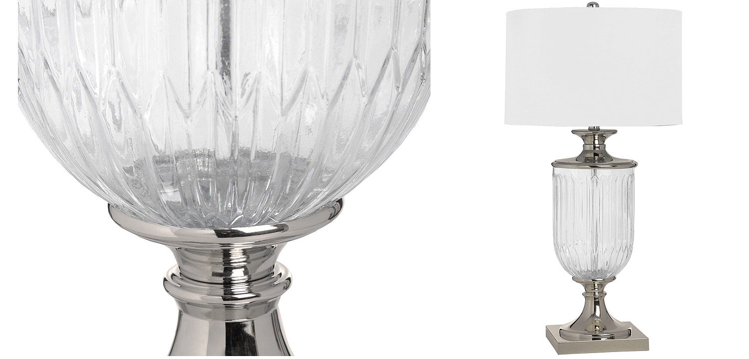 Настольная лампа Eduarda Glass Bowl Table lamp Настольная лампа Eduarda Glass Bowl Table lamp - Loft-Concept в Барнауле