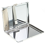 Портсигар на 10 сигарет с газовой зажигалкой из натурального камня Змеевик Светлый Stone Cigarettes Cases варинант исполнения - 2 | Loft Concept в Барнауле