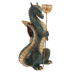Подсвечник в виде дракона Dragon Candlestick Red Gold Blue Green варинант исполнения - 4 | Loft Concept в Барнауле