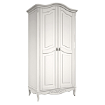 Шкаф белый из массива бука в стиле прованс White Provence варинант исполнения - 3 | Loft Concept в Барнауле