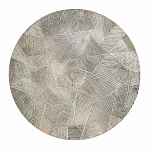 Кофейный столик с рельефной столешницей из металла Aplika Silver варинант исполнения - 3 | Loft Concept в Барнауле