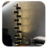 Торшер с каркасом из множества полок Links варинант исполнения - 1 | Loft Concept в Барнауле