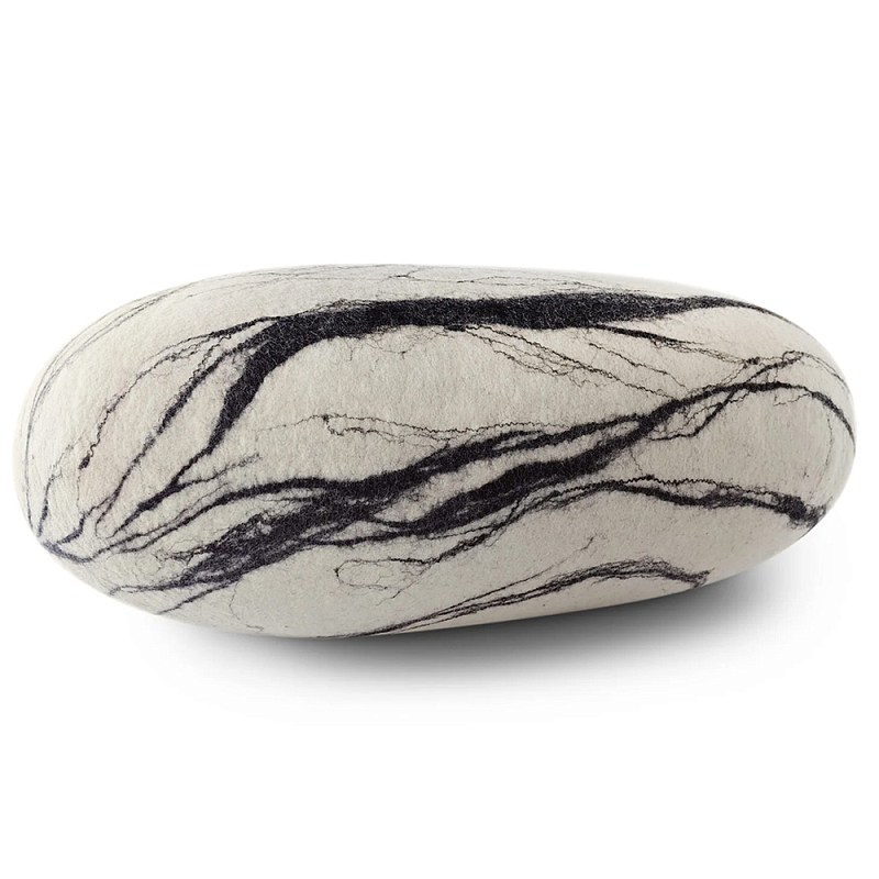 Пуф - Камень Nullah Черно-белый в Барнауле | Loft Concept 
