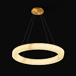 Люстра в виде кольца из натурального камня Minerals of Light варинант исполнения - 2 | Loft Concept в Барнауле