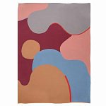 Плед из хлопка с абстрактным принтом Elysian Flow Ember варинант исполнения - 1 | Loft Concept в Барнауле