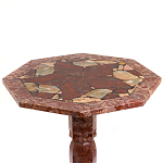 Кофейный стол из натуральных камней Лемезит и Яшма Natural Stone Tables варинант исполнения - 16 | Loft Concept в Барнауле