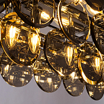 Люстра с круглыми стеклянными подвесками Cardiel Smok Glass Chandelier варинант исполнения - 3 | Loft Concept в Барнауле