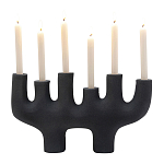 Подсвечник алюминиевый черный Ember варинант исполнения - 1 | Loft Concept в Барнауле