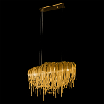 Люстра подвесная с металлическими цепочками и изогнутыми металлическими дугами 72 см Atlantis Chain варинант исполнения - 15 | Loft Concept в Барнауле