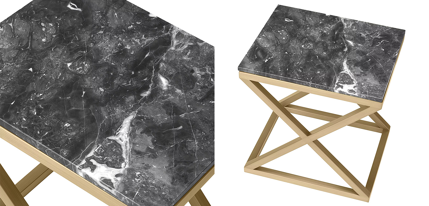 Приставной стол Eichholtz Side Table Criss Cross Приставной стол Eichholtz Side Table Criss Cross - Loft-Concept в Барнауле
