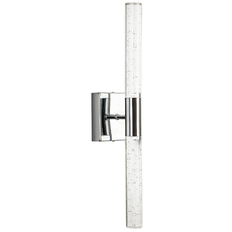 Бра со стеклянным плафоном хром Gileberte Glass Tube Wall Lamp Chrome Хром Прозрачное Стекло Бра со стеклянным плафоном хром Gileberte Glass Tube Wall Lamp Chrome Хром Прозрачное Стекло в Барнауле | Loft Concept