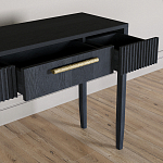 Элегантная Консоль Primo с выдвижным ящиком Черный дуб варинант исполнения - 5 | Loft Concept в Барнауле