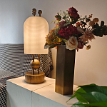 Настольная лампа в виде фонаря с белым фактурным абажуром Echoes of Light варинант исполнения - 4 | Loft Concept в Барнауле