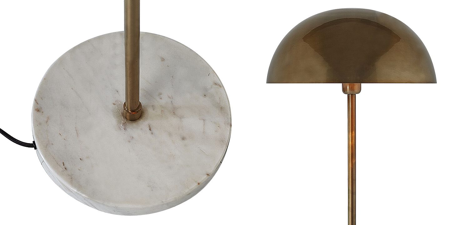 Торшер Riverside Floor Lamp Brass Торшер Riverside Floor Lamp Brass - Loft-Concept в Барнауле