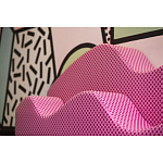 Дизайнерский модульный диван волнистой формы с цветным принтом Poltronova Superonda Sofa варинант исполнения - 11 | Loft Concept в Барнауле