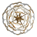 Люстра конусообразная с цветочными мотивами Light Floral Glow варинант исполнения - 6 | Loft Concept в Барнауле