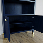 Книжный Стеллаж Elsa Dreams Blue с задней стенкой варинант исполнения - 3 | Loft Concept в Барнауле