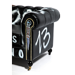 Диван Честерфильд граффити graffiti Orange Sofa натуральная кожа варинант исполнения - 10 | Loft Concept в Барнауле