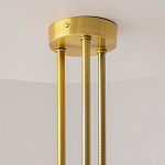 Люстра со стеклянными вставками Helios варинант исполнения - 5 | Loft Concept в Барнауле