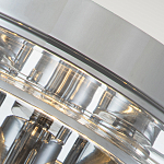 Потолочный светильник для ванных комнат с круглым стеклянным плафоном и тремя лампами Quoizel варинант исполнения - 8 | Loft Concept в Барнауле