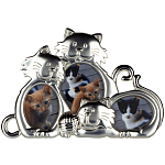 Фоторамка детская Childhood Corner Three cats варинант исполнения - 1 | Loft Concept в Барнауле