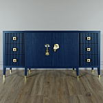 Большой Комод-буфет Elsa Dreams Blue с ящиками варинант исполнения - 5 | Loft Concept в Барнауле