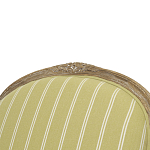 Кресло Ava Classical Armchair green striped flax варинант исполнения - 4 | Loft Concept в Барнауле
