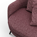 Мебельная ткань Шенилл фиолетовый цвет 138 см T4-25 варинант исполнения - 3 | Loft Concept в Барнауле