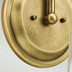 Бра с прозрачным стеклянным абажуром в форме цилиндра Kichler варинант исполнения - 10 | Loft Concept в Барнауле