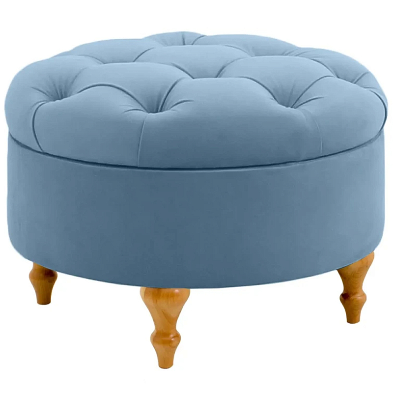 Круглый пуф на ножках Cheryl Pouf Light Мульти Круглый пуф на ножках Cheryl Pouf Light Мульти в Барнауле | Loft Concept