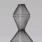 Торшер светодиодный с плетеным металлическим каркасом Metal Interweaving варинант исполнения - 3 | Loft Concept в Барнауле