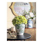 Ваза с зелеными цветочными и птичьими мотивами Vase Inspired by Nature варинант исполнения - 6 | Loft Concept в Барнауле