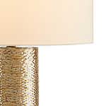 Настольная лампа золотая с цилиндрическим абажуром Golden Mosaic варинант исполнения - 1 | Loft Concept в Барнауле