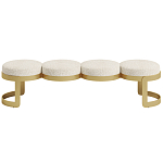 Дизайнерская Банкетка Leola латунь  варинант исполнения - 2 | Loft Concept в Барнауле