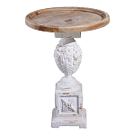 Приставной столик с резным античным узором Antique Engraving варинант исполнения - 1 | Loft Concept в Барнауле