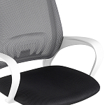 Офисное кресло с основанием из белого пластика Desk chairs Black варинант исполнения - 6 | Loft Concept в Барнауле