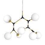 Люстра с 7-ю белыми шарообразными плафонами Natural Concepts варинант исполнения - 1 | Loft Concept в Барнауле
