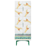 Тумба с зелеными ножками Tall Forest Ok варинант исполнения - 1 | Loft Concept в Барнауле