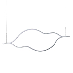 Подвесной светильник волнообразный изогнутый на двух тросах 123 см Spiral Lighting варинант исполнения - 1 | Loft Concept в Барнауле