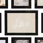 Рамка для 9-ти фотографий квадратная Moment Forever варинант исполнения - 3 | Loft Concept в Барнауле