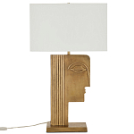 Настольная лампа с прямоугольным белым абажуром Skillful Face варинант исполнения - 5 | Loft Concept в Барнауле